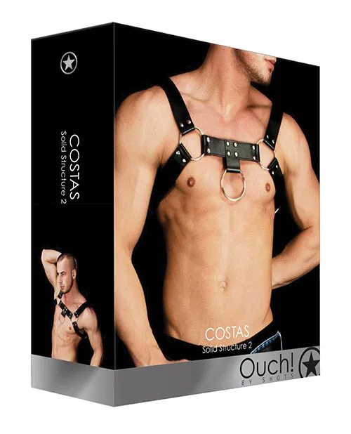 Shots America LLC Shots Ouch Costas Solid Structure 2 Black Anal