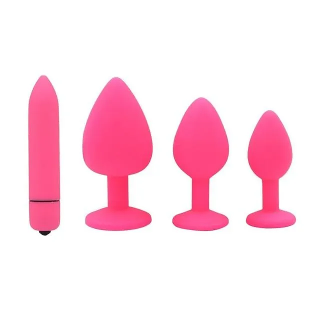 CHASTITY CAGE CO Anal 4 Pcs Sissy Butt Plug Set