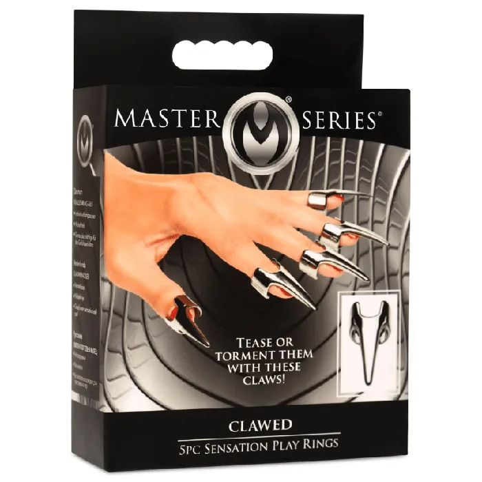 Jal Enterprises Couples Master Series Clawed 5pc Sensation Play Rings