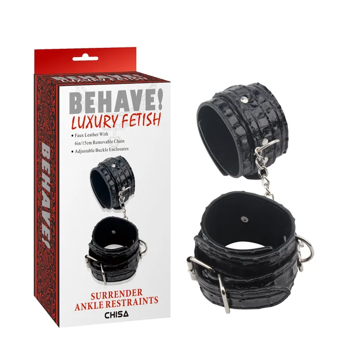 BEHAVE SURRENDER ANKLE RESTRAINTS CHISA Vibrators