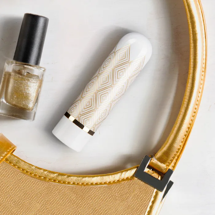 Blush Female Sex Toys The Collection Glitzy Deco Bullet in Gold