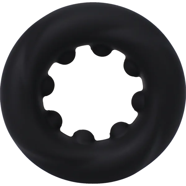 Doc Johnson Anal Rock Solid The Twist Silicone CRing Black
