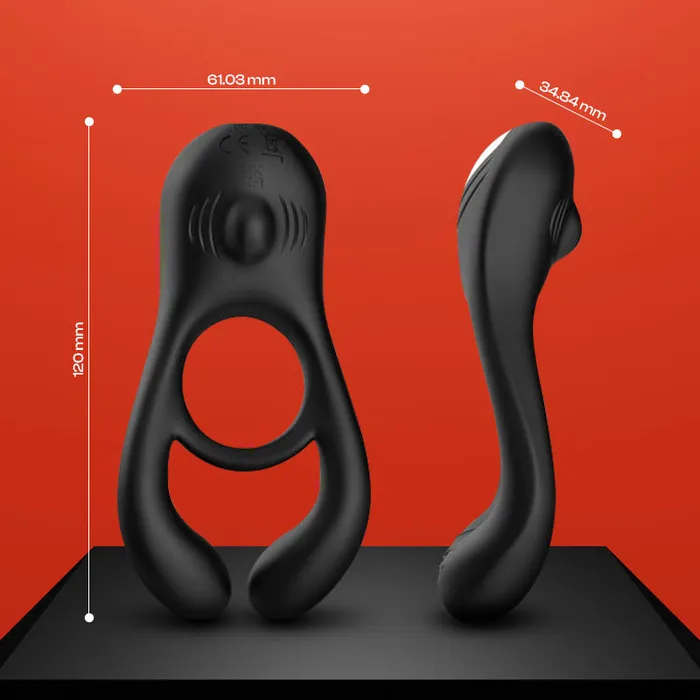 Male Sex Toys FRISKY BUSINESS SG Veyron Voltage Remote Control Vibrating Cock Ring