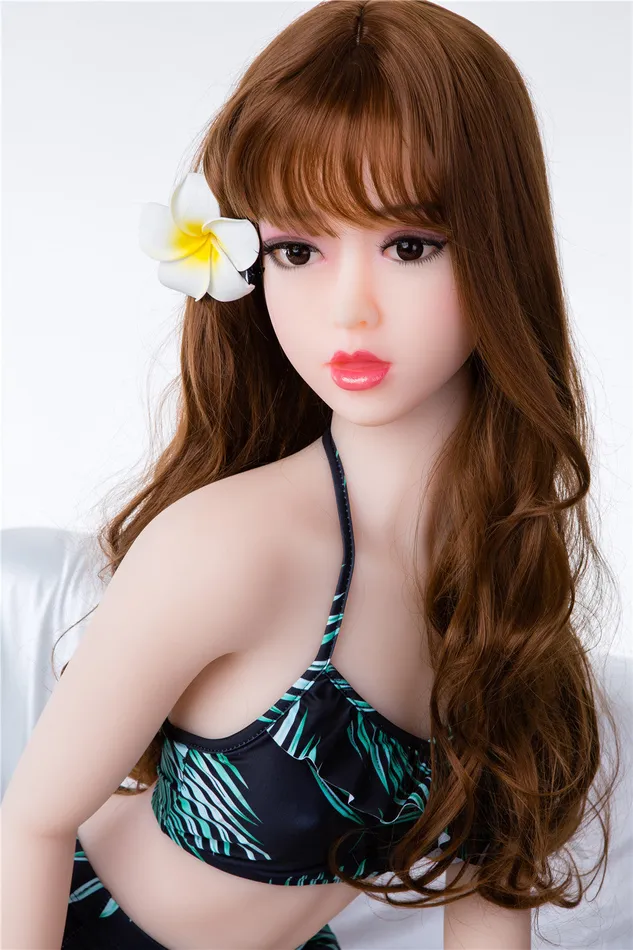 Male Sex Toys HEXHER Flat Breast South Korean Love Doll 138cm