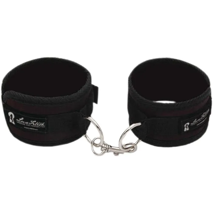 Anal Lux Fetish Lux Fetish Quality Love Cuffs Black Lux Fetish