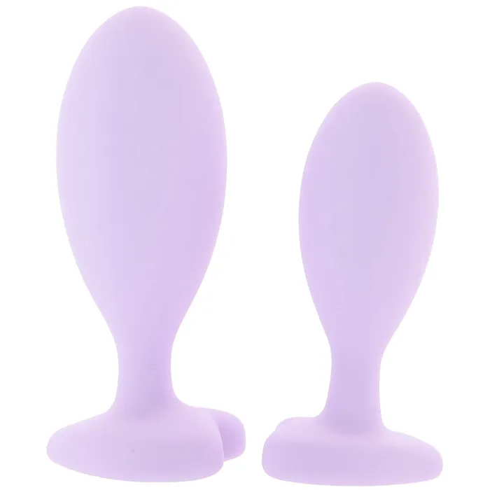 CalExotics Anal First Time Crystal Booty Butt Plug Duo in Purple CalExotics Anal First Time Crystal Booty Butt Plug Duo in Purple