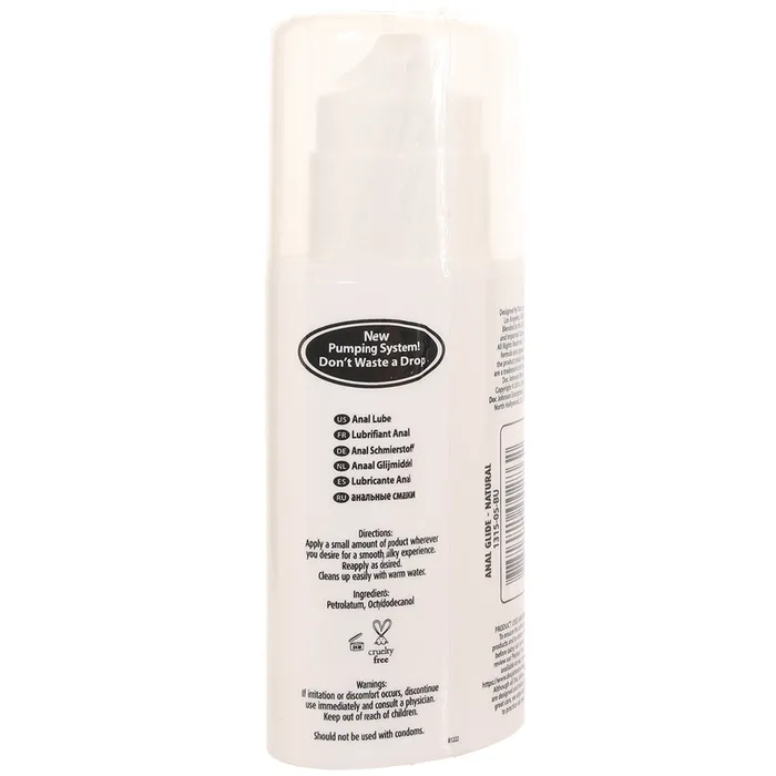 Doc Johnson Anal Anal Glide Natural Oil Based Lube in 34oz96g Doc Johnson Anal Anal Glide Natural Oil Based Lube in 34oz96g