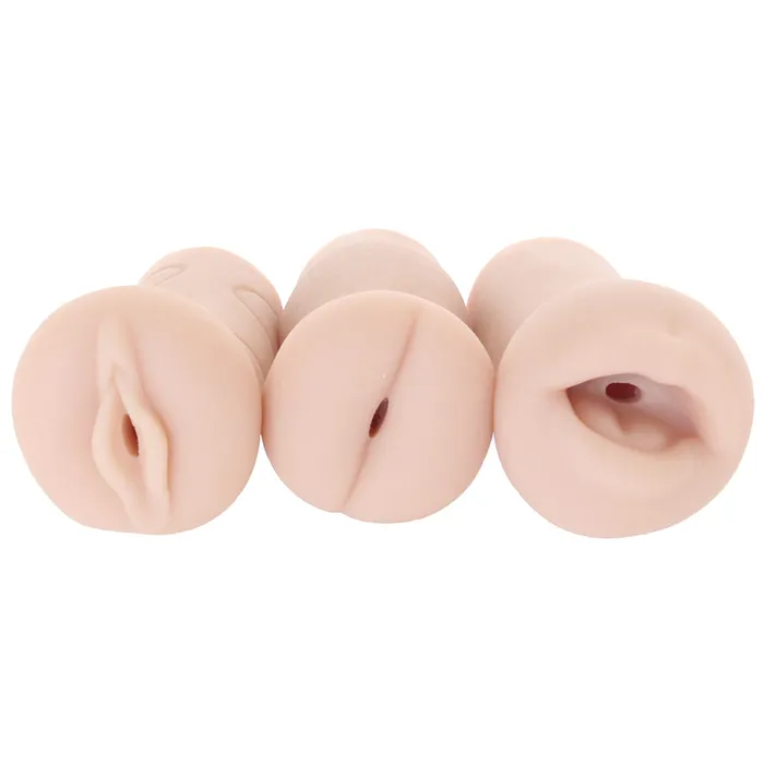 Evolved Novelties Male Sex Toys Selopa Party Pack Stroker Set in Light