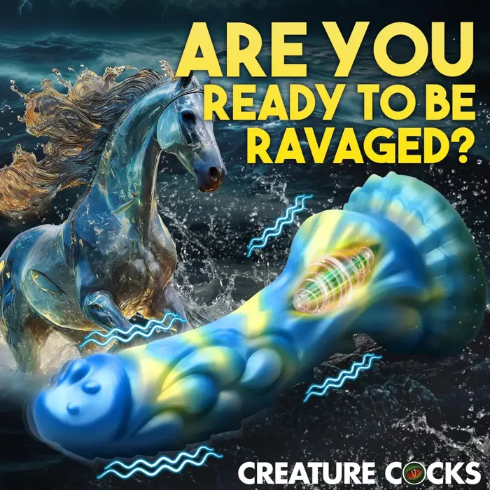 Female Sex Toys Creature Cocks Sea Stallion Vibrating Silicone Dildo With Remote Creature Cocks