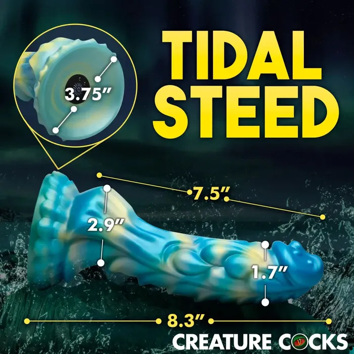 Female Sex Toys Creature Cocks Sea Stallion Vibrating Silicone Dildo With Remote Creature Cocks