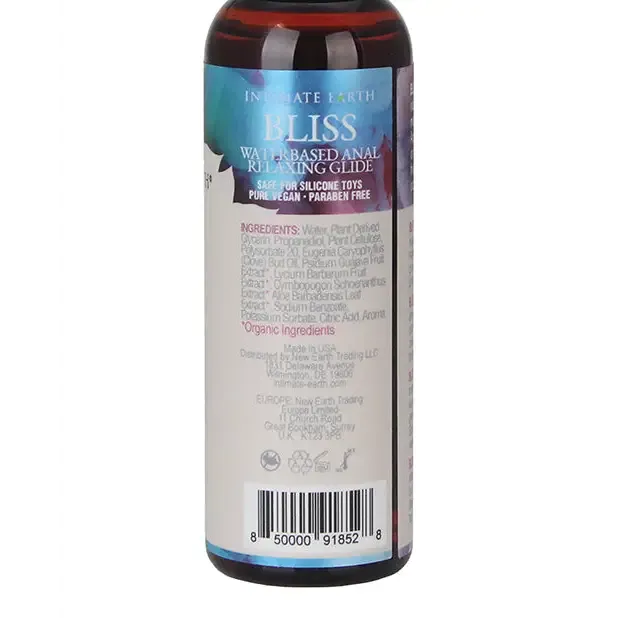 Intimate Earth Anal Intimate Earth Bliss Clove Infused WaterBased Anal Relaxing Glide 2 oz Intimate Earth Anal Intimate Earth Bliss Clove Infused WaterBased Anal Relaxing Glide 2 oz