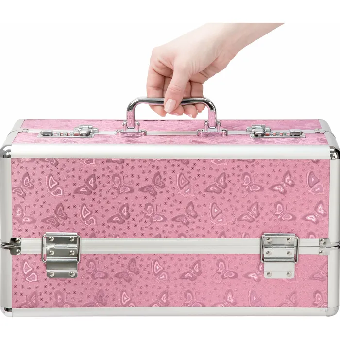 PowerBullet Vibrators PowerBullet Simple and True Simple and True Large Lockable Vibrator Case Pink PowerBullet Vibrators PowerBullet Simple and True Simple and True Large Lockable Vibrator Case Pink