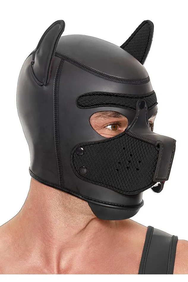 Couples Shots Toys Ouch by Shots Toys Puppy Play Neoprene Puppy Hood Black Couples Shots Toys Ouch by Shots Toys Puppy Play Neoprene Puppy Hood Black