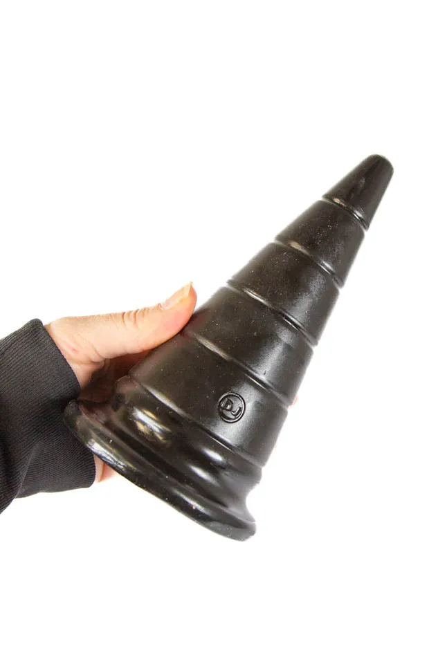 Doc Johnson TitanMen Anal Stretcher 6 Inch Cone Plug Black Doc Johnson Anal