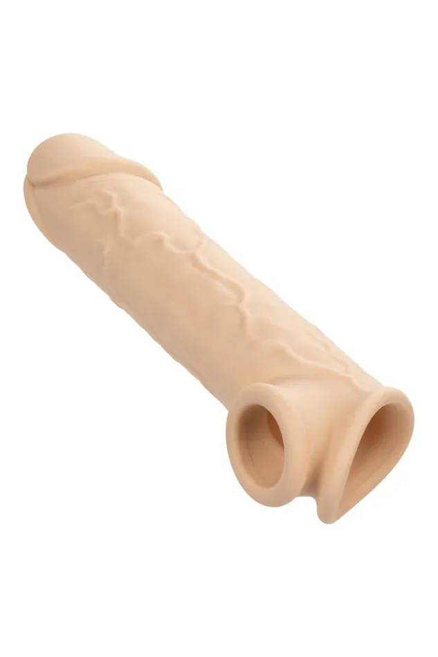 Male Sex Toys Cal Exotics Cal Exotics Performance Maxx LifeLike Penis Extension 8 Beige