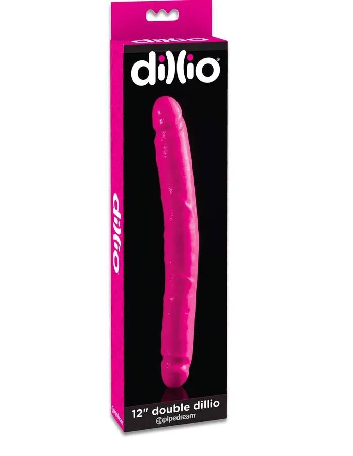 Pipedream Dillio Realistic Double Ended Dildo 12 inch Pink Pipedream Dildos
