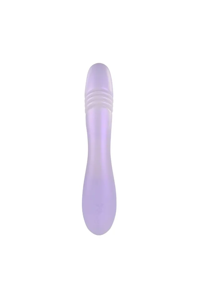 Playboy Bumping Bunny Warming Thrusting Rabbit Vibrator Lilac Evolved Female Sex Toys