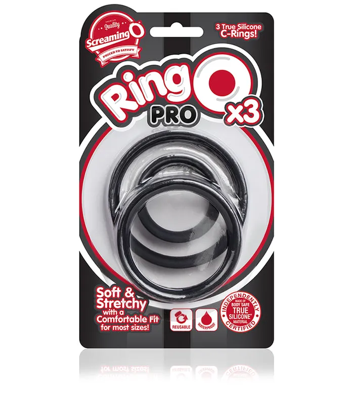 RingO Prox3 Black by ScreamingO Screaming O Anal