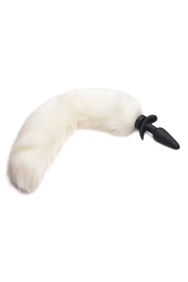 XR Brands Female Sex Toys XR Brands Tailz SnapOn Vibrating Silicone Plug with 3 Interchangeable Tails