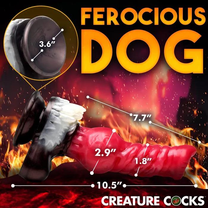 Dildos Creature Cocks Cujo Canine Silicone Dildo