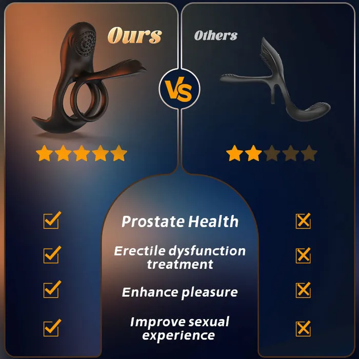 Male Sex Toys AcmeJoy Acmejoy Skyhawk 10 Vibrations Penis Ring for Couple and SemenSentry Vibrating 2 IN 1 Cock Ring Set Male Sex Toys AcmeJoy Acmejoy Skyhawk 10 Vibrations Penis Ring for Couple and SemenSentry Vibrating 2 IN 1 Cock Ring Set