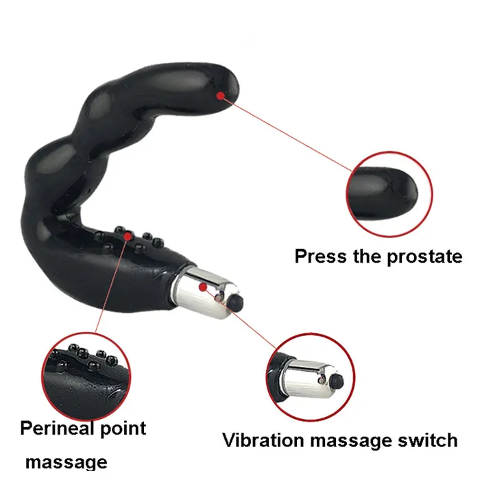 Male Sex Toys Anal vibrator G spot vibrator Sex toys for man C type prostate massager Anal beads butt plug vibrador Male Masturbator LAZADASEXTOYS