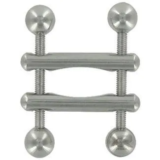 Nipple Clitoral Toys Master Series Twin Screws Nipple Press