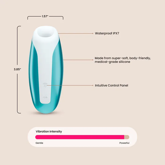 EIS Inc Vibrators Satisfyer Love Breeze compact size airpulse stimulation