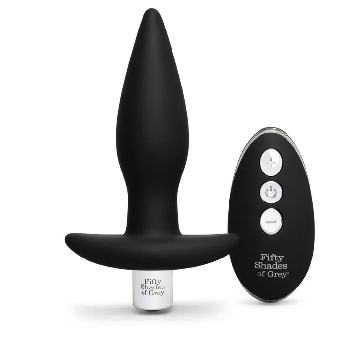 Fifty Shades of Grey Anal Fifty Shades of Grey Relentless Vibrations Remote Control Butt Plug Black