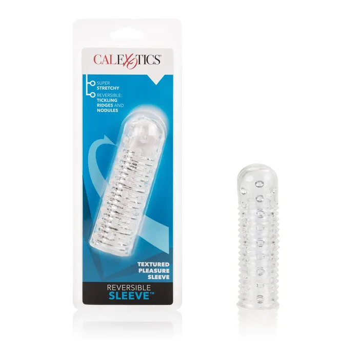 Male Sex Toys California Exotics California Exotics Reversible Textured Cock Sleeve Clear Male Sex Toys California Exotics California Exotics Reversible Textured Cock Sleeve Clear