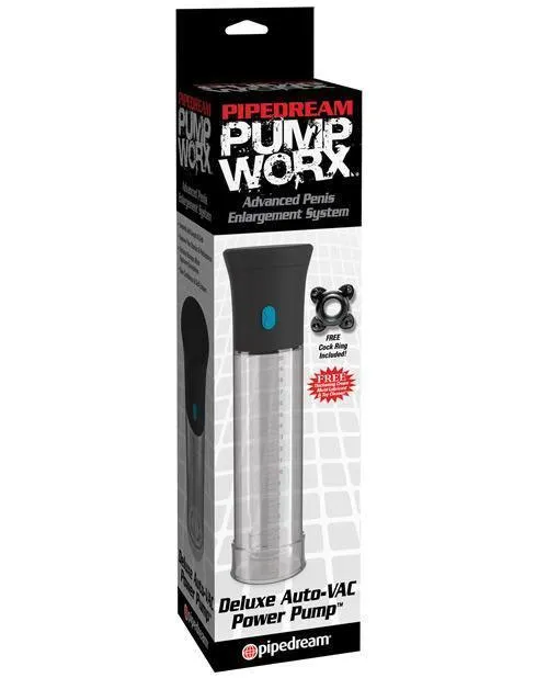Pump Worx Deluxe Auto Vac Pump Pipedream Products Female Sex Toys