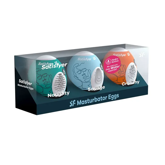 Satisfyer Satisfyer 3 Piece Masturbator Egg Set Male Sex Toys Satisfyer Satisfyer 3 Piece Masturbator Egg Set Male Sex Toys