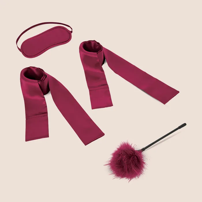 Sportsheets International Inc Couples Sportsheets Enchanted Bondage Starter Kit satin blindfold feather tickler satin tethers Sportsheets International Inc Couples Sportsheets Enchanted Bondage Starter Kit satin blindfold feather tickler satin tethers