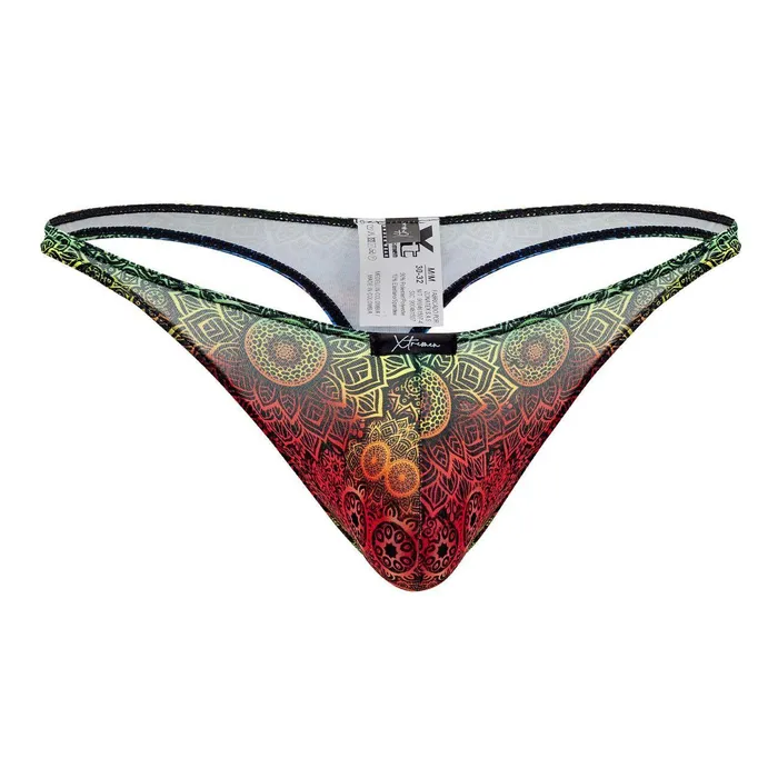 Vibrators Xtremen Printed Microfiber Thongs