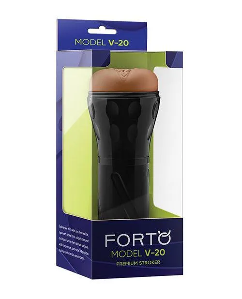 Vvole Male Sex Toys Forto Model V20 HardSide Vagina Masturbator Tan