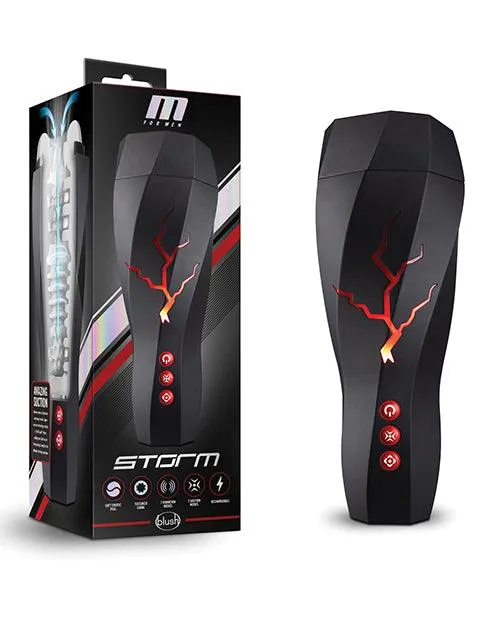 Blush Novelties Male Sex Toys Blush M For Men Storm Suction Powered Stroker