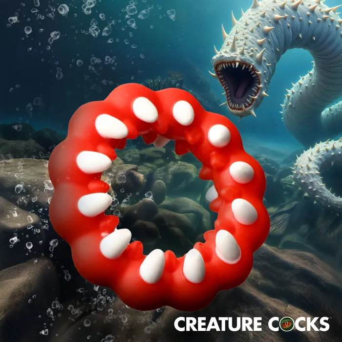 Creature Cocks Fangs Silicone Cock Ring Male Sex Toys