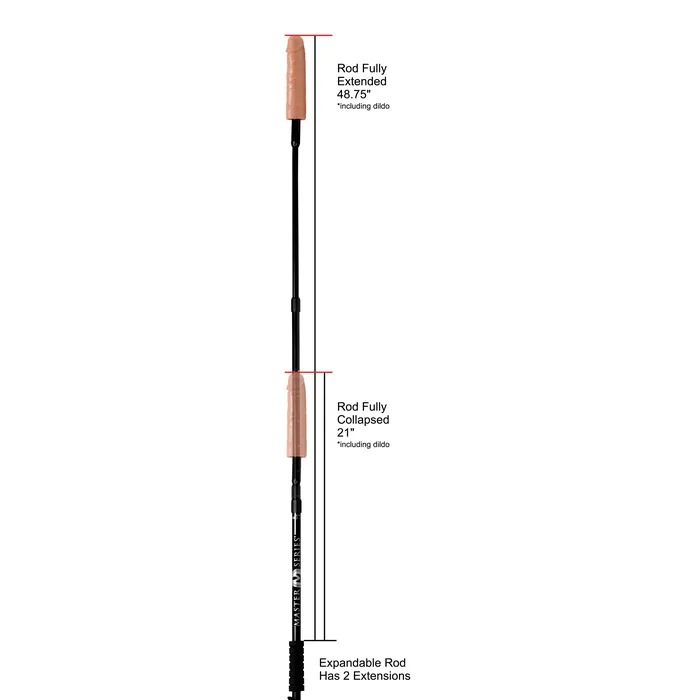 Dildos Master Series Dick Stick Expandable Dildo Rod