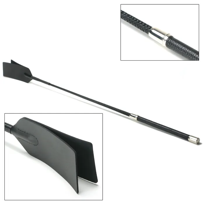 Strict Leather Hog Crop with Leather Handle Strict Leather Restraints