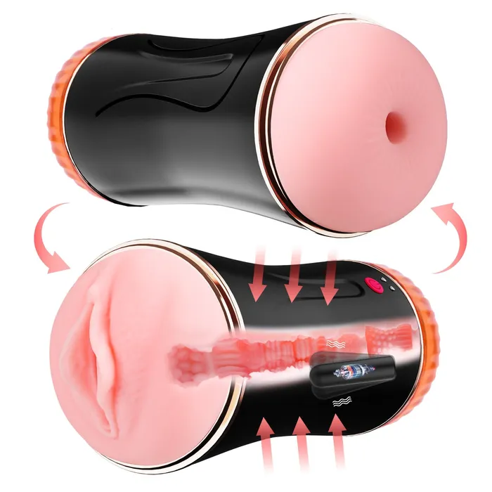 Earlypeach Male Sex Toys 7 Vibration Modes Dual Heads 3D Realistic Masturbator Earlypeach Male Sex Toys 7 Vibration Modes Dual Heads 3D Realistic Masturbator