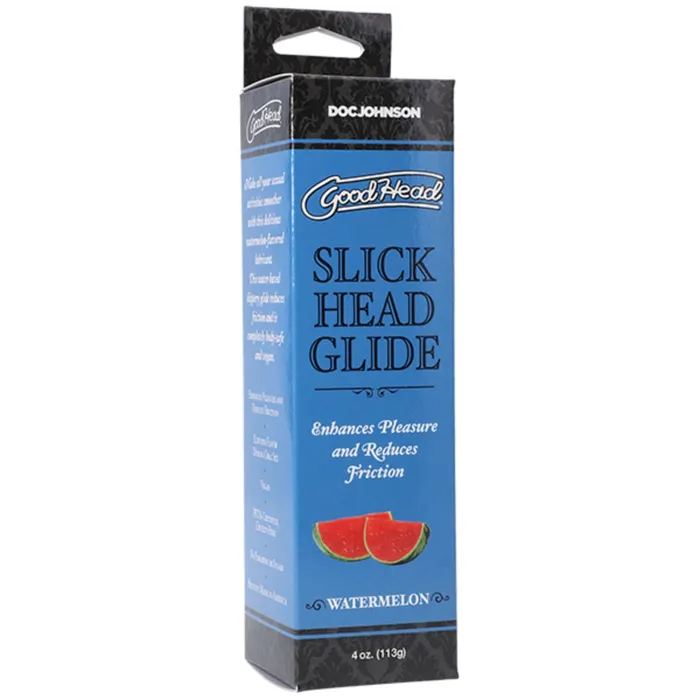 GoodHead Slick Head Glide Water Based Lube Watermelon 4oz GoodHead Male Sex Toys