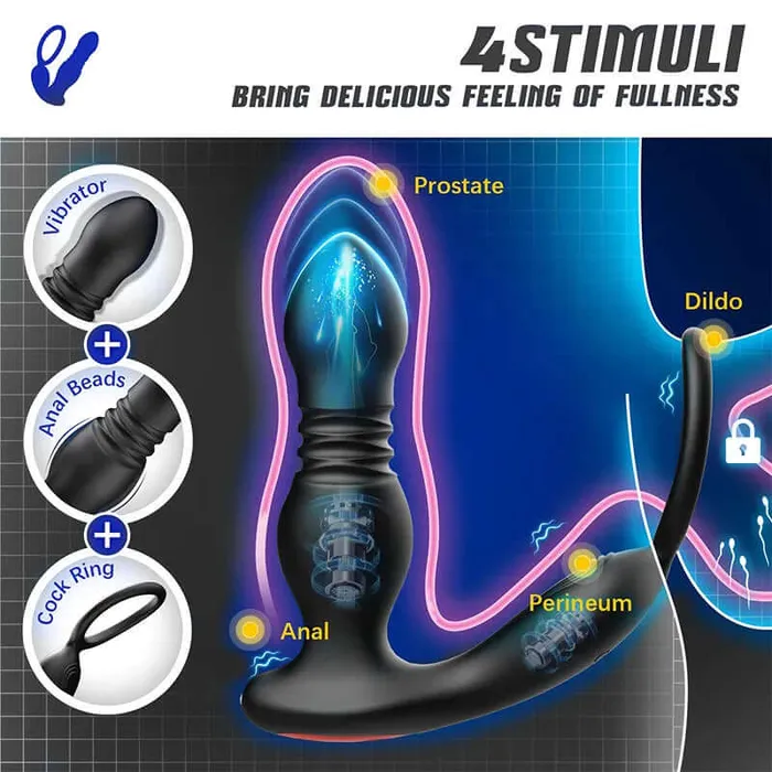 Inyarose Female Sex Toys Smart Wearable Remote Control Prostate Vibrator