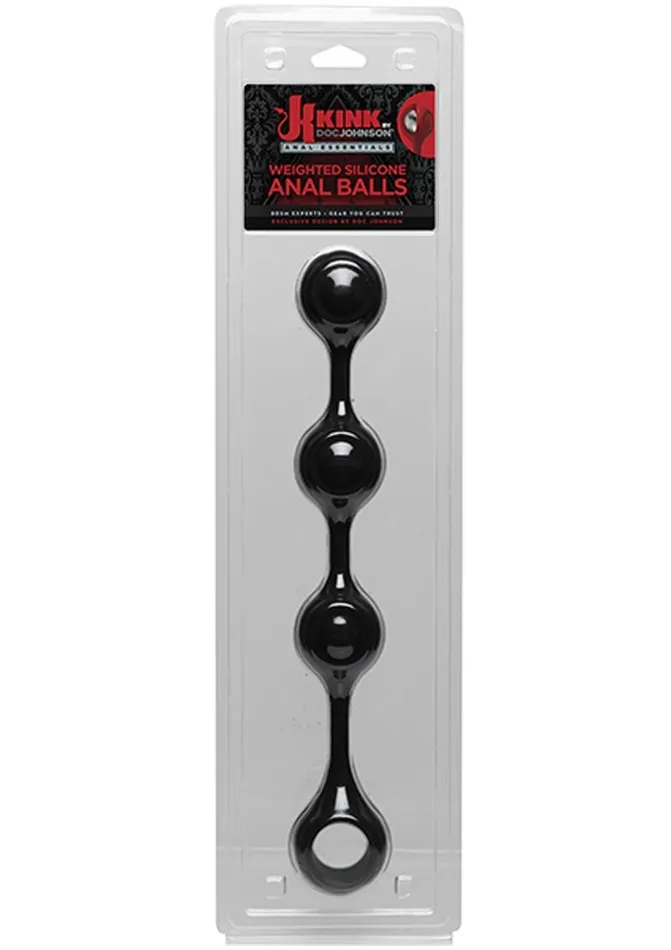 Kink Anal Essentials Weighted Silicone Beaded Anal Balls Kink Anal