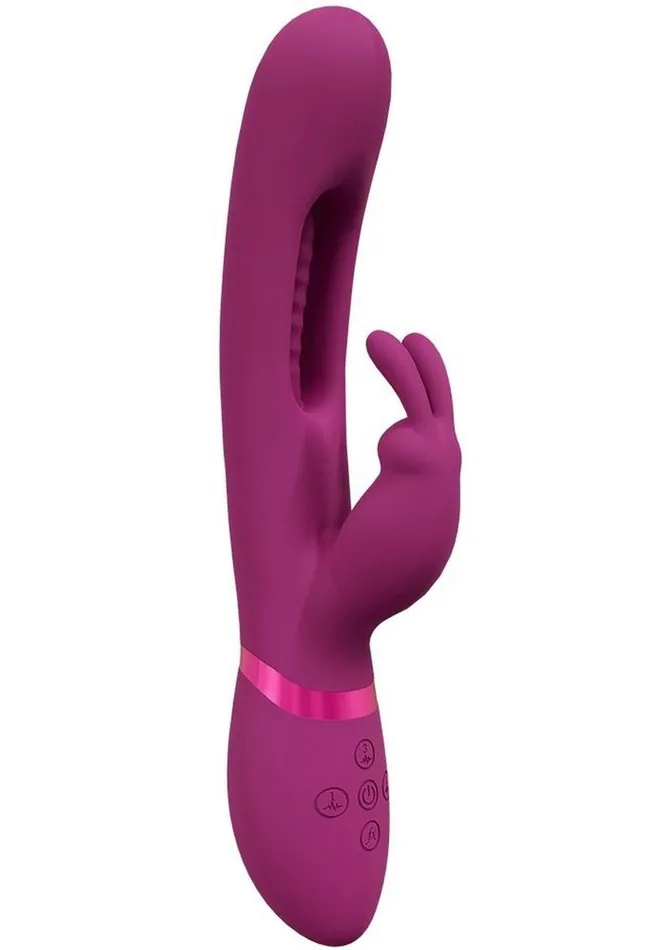 Vive by Shots Female Sex Toys Vive Mika Rechargeable Triple Motor Vibrating Rabbit with GSpot Stimulator