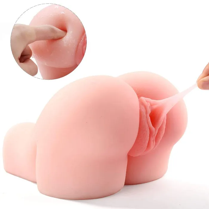 ADLTOYFUN Male Sex Toys Realistic Pussy Masturbator