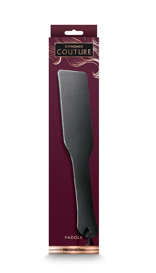 Anal nsnovelties Bondage Couture Paddle Black