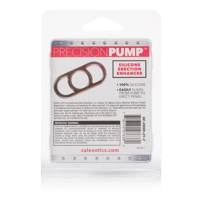 CalExotics Female Sex Toys Precision Pump Silicone Erection Enhancer Smoke CalExotics Female Sex Toys Precision Pump Silicone Erection Enhancer Smoke