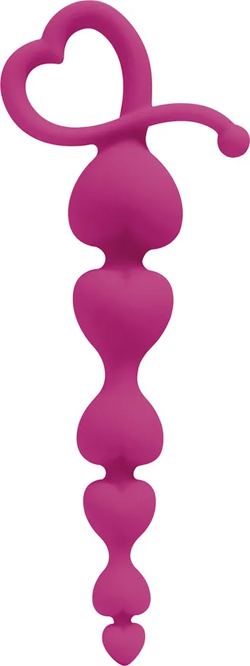 Curve Toys Female Sex Toys Hearts on a String Magenta Curve Toys Female Sex Toys Hearts on a String Magenta
