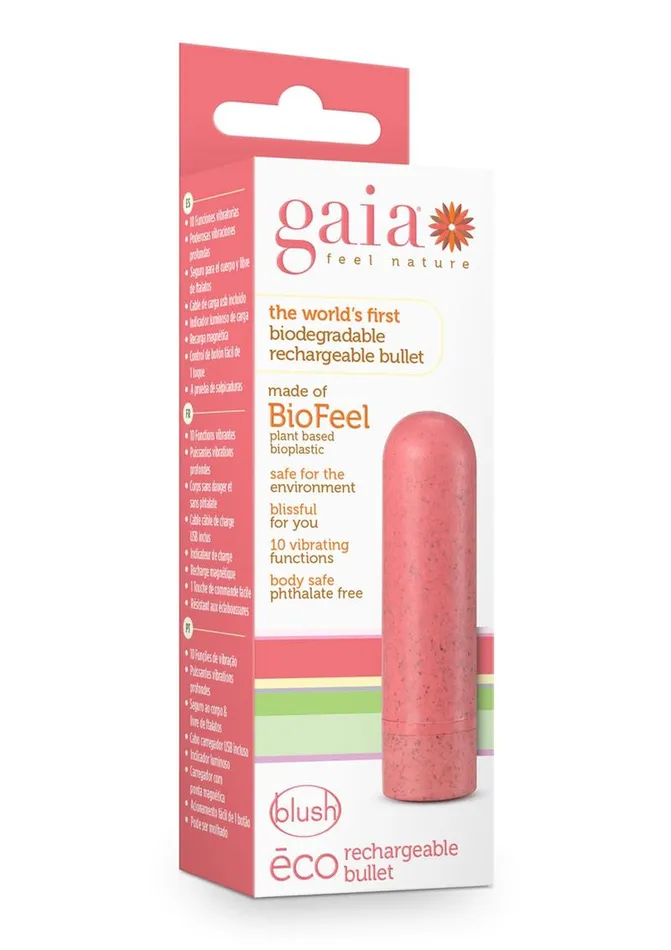 Gaia Eco Rechargeable Bullet Vibrator Gaia Female Sex Toys Gaia Eco Rechargeable Bullet Vibrator Gaia Female Sex Toys