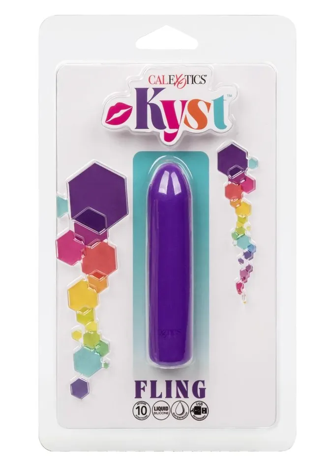 Kyst Female Sex Toys Kyst Fling Rechargeable Silicone Bullet Vibrator